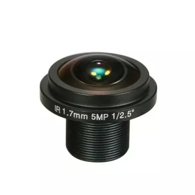 5MP 1.7mm Fisheye Panoramic Lens 180-Degree Horizontal Angle for Security Surveillance Camera