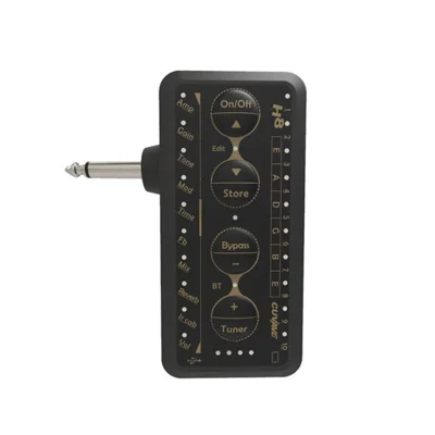 CUVAVE H8 Plug-in Electric Guitar Tuner Bypass Guitar Bass Headphone AMP Module - Black