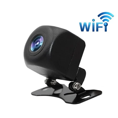 S-01 Wireless Dash Cam 2MP HD WiFi Reversing Camera Waterproof 150° Wide Vision Angle Rear View Car Parking Camera - Black