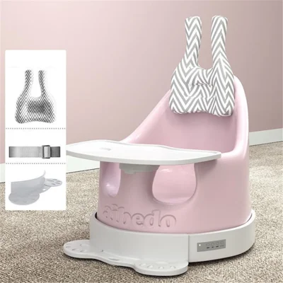 AIBEDO Baby Seat for Eating Dining Children Chair Infant Toddler Dining Chair - Pink