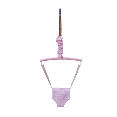 Baby Jumping Chair Fitness Frame Hanging Chair Safety Baby Bouncer Indoor Swing Rocker - Pink