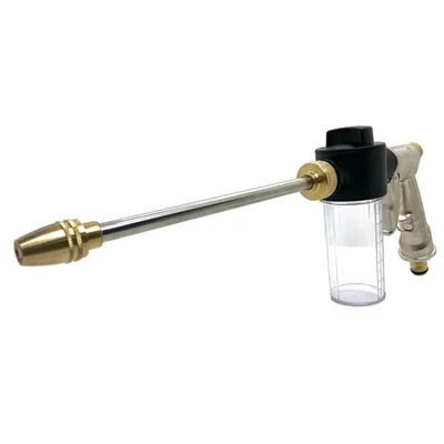 High Pressure Water Gun Garden Sprayer Cleaning Tool with Rotating Nozzle for Washing Car Watering Plants