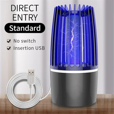 Mosquito Killer Lamp Electric Insect Fly Trap Fly Zapper LED Mosquito Killer for Living Room Bedroom (Plug-In Version)