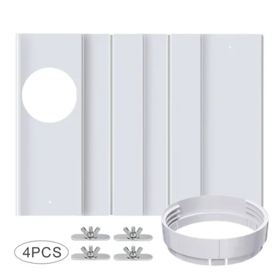 Portable Air Conditioner Window Adapter Kit Sliding AC Vent Kit Plate for Exhaust Hose