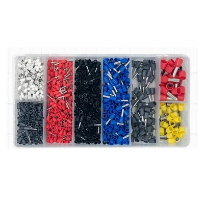 1200Pcs / Set HSC8 6-4 Ferrule Wire Copper Crimp Connector Wire Terminal Kit
