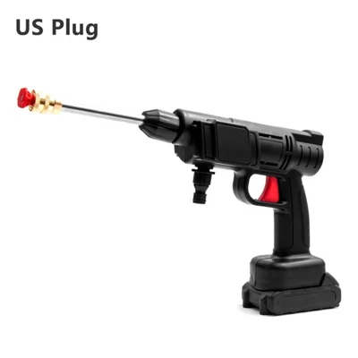 HILDA Cordless Car Washer 1500W Foam Generator High-Pressure Spray Gun for Gardening Pets Shower Patio Cleaning - US Plug