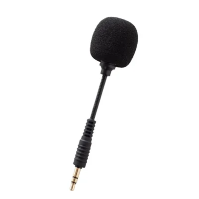 Noise Cancelling Mini Microphone Interview Studio Video Recording 3.5mm Mic - 3 Pole for Sound Cards