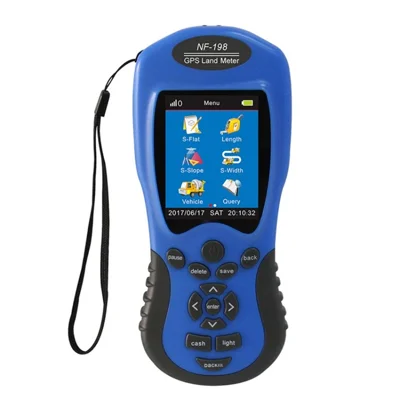 جهاز قياس المساحات NOYAFA NF-198 جهاز محمول بنظام تحديد المواقع GPS أداة قياس المساحات لمعدات المساحة الزراعية