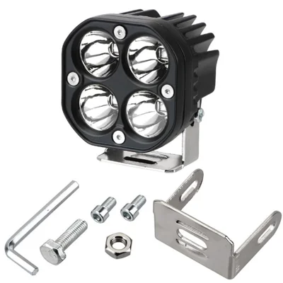 40W Spot LED Pods Driving Fog Light Waterproof Car Light Off Road Lights - 1Pc / White Light