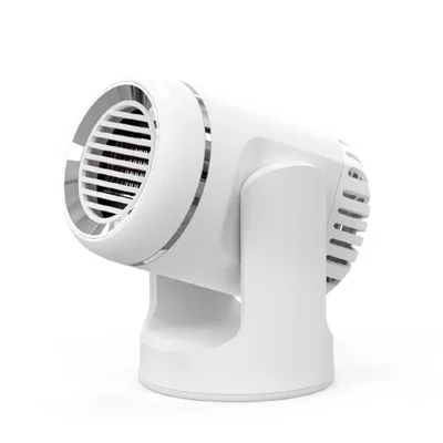 Car Heater 130W 12V Fast Heating Windshield Defroster Demister Electric Fan Heater for Cars SUV Truck and Trailer - White