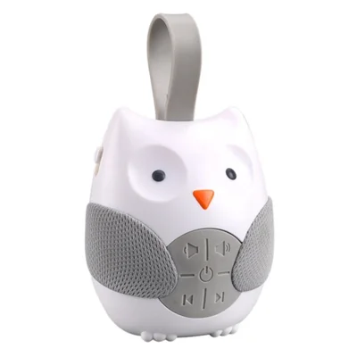 Owl Shape Portable Baby Soother Sound Machine Speaker Music Player for 0-3 Year Old Infants