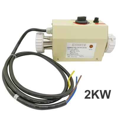 COASTS B-M3 220V 2KW / 3KW Electric Water Heater Thermostat Thermotank for Pool Bathtub SPA Massage Hot Tub - 2KW