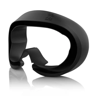 AMVR For Pico 4 VR Headset Sweatproof Silicone Face Cover Eye Pad VR Glasses Accessories - Black