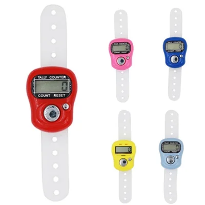 SXH5136 1011 Electronic Finger Counter Digital Hand Tally Counter - Random Color