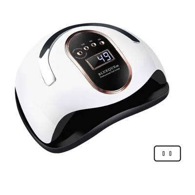 BLUEQUE V8 Nail Dryer 168W 36-LED UV Nail Lamp Gift with Handle for Salon and Home Use - US Plug