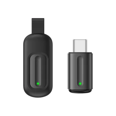 Mini Smartphone IR Remote Controller Adapter for Air Conditioner TV - Black / Type-C Port