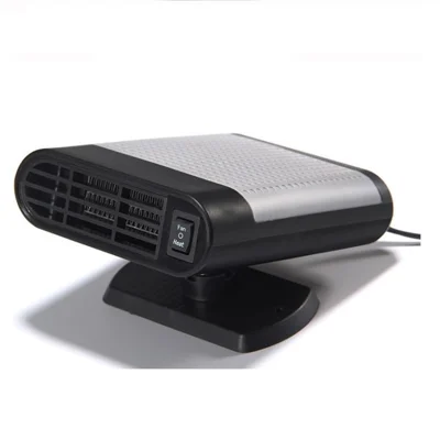 12V Car Heater Defroster Demister for Windshield Defogger Fan Quiet Operation for Vehicle Use - Black / Grey