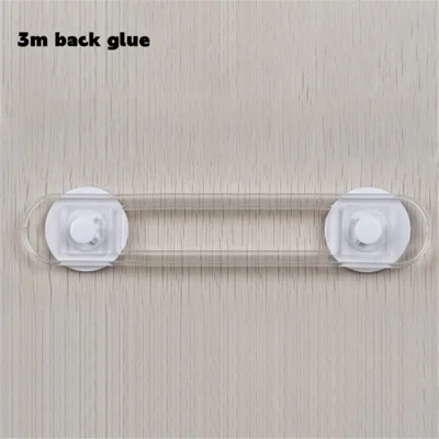 Cabinet Lock Multi-Use Self-Adhesive Baby Proofing Safety Strap Lock - 16.7cm / Glue