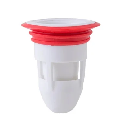 Bathroom Floor Drainer Silicone Deodorant Floor Drain Sewer Core Anti-Odor Plug - White