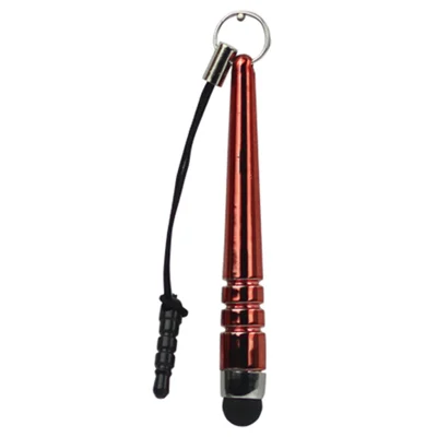 3.5mm Plug Premium Capacitive Stylus Touch Pen for iPhone 4S 4 5 5s 5c / The New iPad / HTC - Red