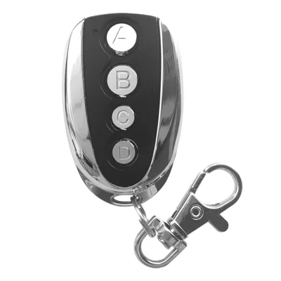 4 Channel Mini Copy Code Remote Transmitter 433 MHz Learning Garage Door Opener Controller - Style A