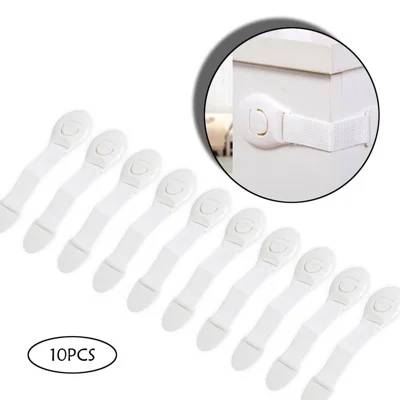 Child Lock Protection Of Children Locking Doors Safety Locks - 10Pcs