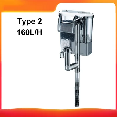 Aquarium-Aquarium Externer Filter Wasserfall-Suspension Sauerstoffpumpe Taucher Hängende Flitze - Typ2 (160l / H)