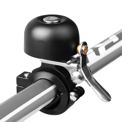 Sino para Bicicleta com Alças de Bicicleta Bicicleta de Montanha Scooter Horn Ring Acessórios para Bicicleta - Preto