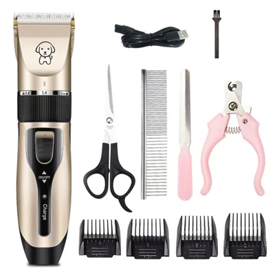 Pet Grooming Hair Clipper USB oplaadbare scheerapparaten Haarschaar Hond Kat Konijn Haartrimmer Snijder Baby Haarschaar - Stijl B
