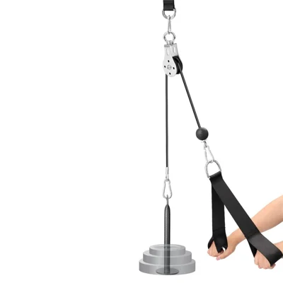 F054A Fitness-DIY-Seilzugmaschinen-Anbau-System Belastungsbolzen Zugarm Bizeps-Trizeps-Blaster Handkrafttrainingsgerät - Typ A
