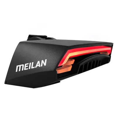 MEILAN X5 Велосипедный задний фонарь Сверхъяркий USB-перезаряжаемый Велосипедные задние фонари Водонепроницаемый Helmet Light 3 режима освещения Фары