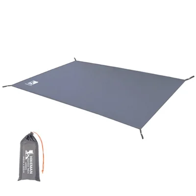 Hikeman Tarp Cover PU 2000 Wasserdichtes Zelt -fußabdruck Zelt Regen Fliegen Picknick Matte Überleben Schutz Sonnenschirm Für Camping -wanderaktivitäten im Freien - Größe L