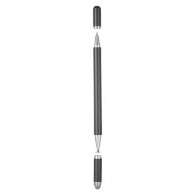 Universeller passiver Stift, kapazitiver Stift, empfindlicher Touchscreen, glatte Schreibweise für Android-/iOS-Systeme - Schwarz