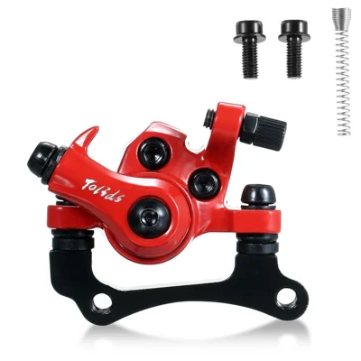 TOLIDS Pinzas de freno de disco sólidas delanteras y traseras Pinza de freno de disco para patinete eléctrico de repuesto para Kugoo M4