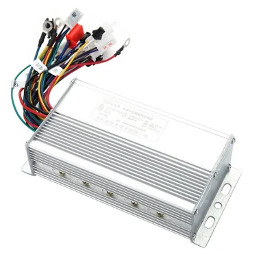 Controlador de velocidad del motor de corriente continua de 36-48V 500W, caja de control de motor de corriente continua sin escobillas para bicicleta eléctrica, scooter