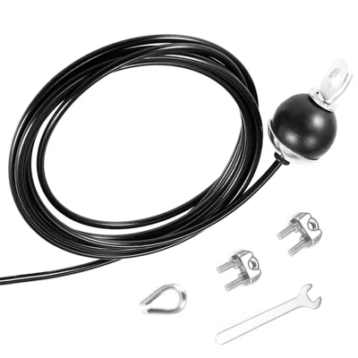 Câble d'acier pour salle de gym de 2,5 m Fitness Pulley Cable pour système de poulies de levage de poids de machine de gym à domicile