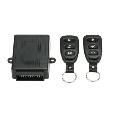 Sistema de entrada sin llave y control central con caja de control y botón de apertura del maletero