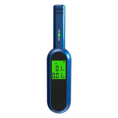 Portable Breath Alcohol Tester with LCD Screen Digital Breathalyzer Blowing Alcohol Tester Hand-held Drunk Driving Detection Gauge Battery Powered (No FDA, BPA-Free)