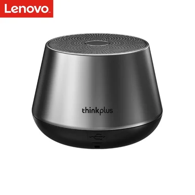 LENOVO THINKPLUS K3 PRO BT 5.0 Enceinte stéréo sans fil véritable avec lecteur de musique et microphone - Noir