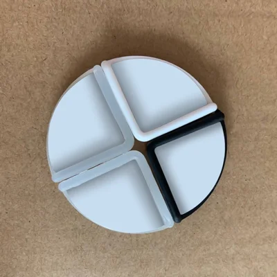 4Pcs Baby Safety Silicone Table Edge Protector Right Angle Corner Anti-collision Protection Cover - White
