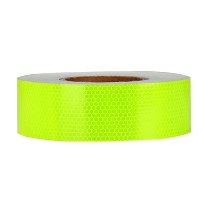 Fita Adesiva de Segurança Refletiva Colmeia Estilo Automotivo Fita Adesiva de Advertência Fita de Conspicuidade para Reboque, Carros, Caminhões - Verde