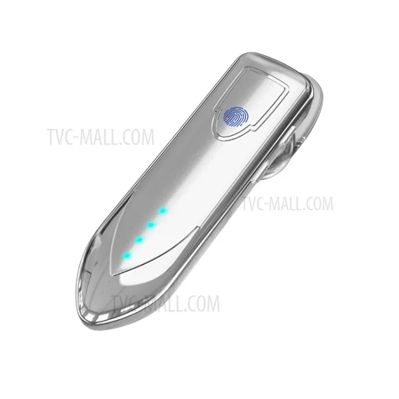 ME-3 Single Bluetooth 5.0 Headset HiFi Sound Business TWS Wireless Earphone - Silver