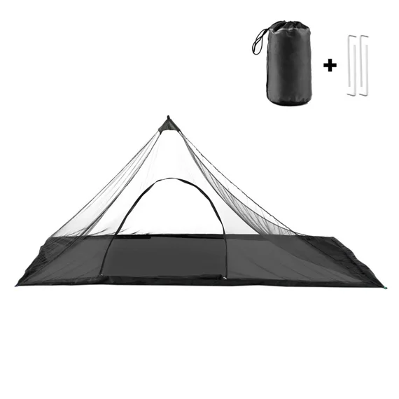 Tenda Esportiva de Esportes ao ar Livre Barraca de Camping de Mochila Com Bolsa de Transporte - Preto