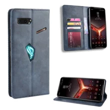 Wholesale Retro Auto-absorbed PU Leather Wallet Cover Case for Asus ROG ...
