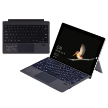Keyboard Sf SF-1089D Microfiber Leather Magnetic Wireless Bluetooth-compatible ...