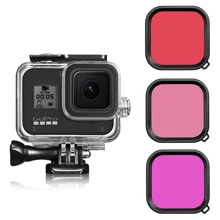 SHOOT Custodia Impermeabile Per GoPro Hero 8 - Fino A 45m Con Filtro Rosso - Foto 10