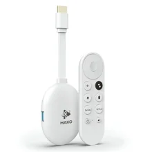 HAKO 2+16GB Android 14.0 TV-Stick RK3518 Quad-Core 4K WiFi 6 Bluetooth-kompatibel 5.4 mit Fernbedienung – Weiß
