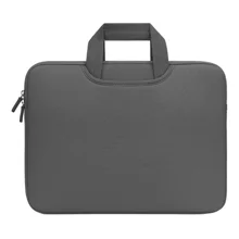 Borsa Per Portatile Bombata 15 Pollici – Grigia, Rigida, Con Tracolla, Modello E00332-16