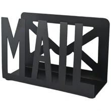 Envelope Sort Rack 008-1 MAIL Letters Design Hollow Metal Envelope Sorting Rack Desktop ...
