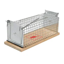 Mice Catching Box M501 Iron Wire+Wood Mouse Trap Box Home Mouse Catching Cage, Small Size ...